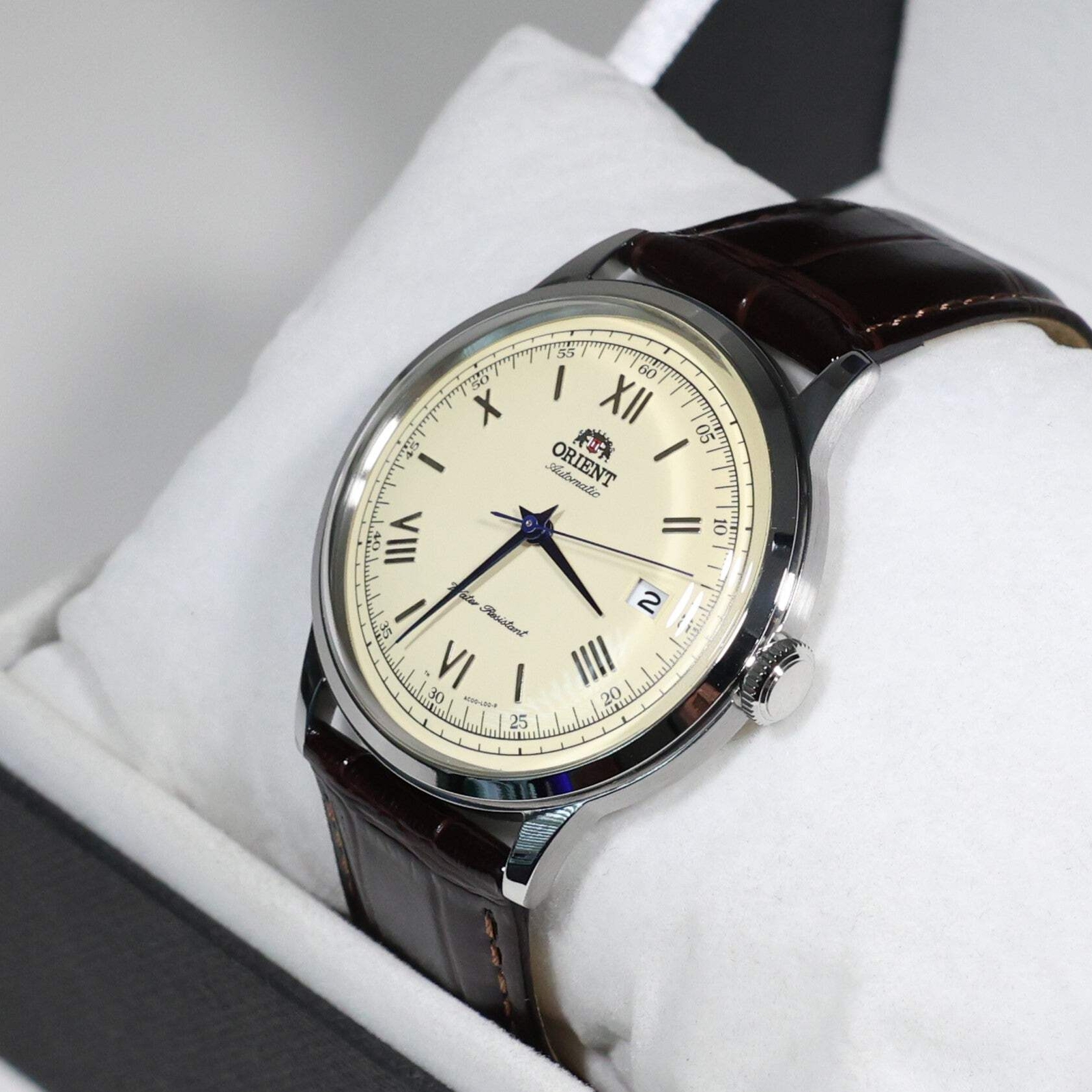 Orient Bambino 2nd Generation Automatic Men’s Leather Strap Watch FAC00009N0