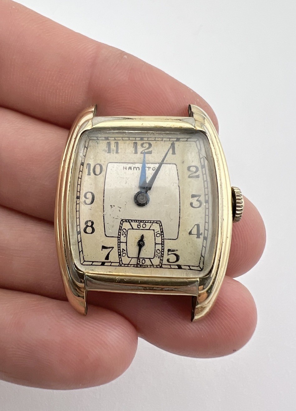 Antique Hamilton Classic Model 987A 10K Gold Filled 17 Jewel 28mm Men’s Watch