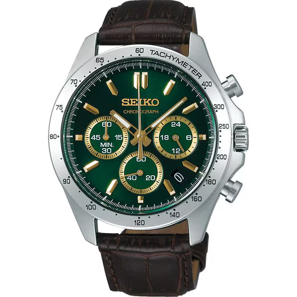 Seiko Selection Quartz Chronograph (3 horizontal eyes) SBTR017 Men’s Brown