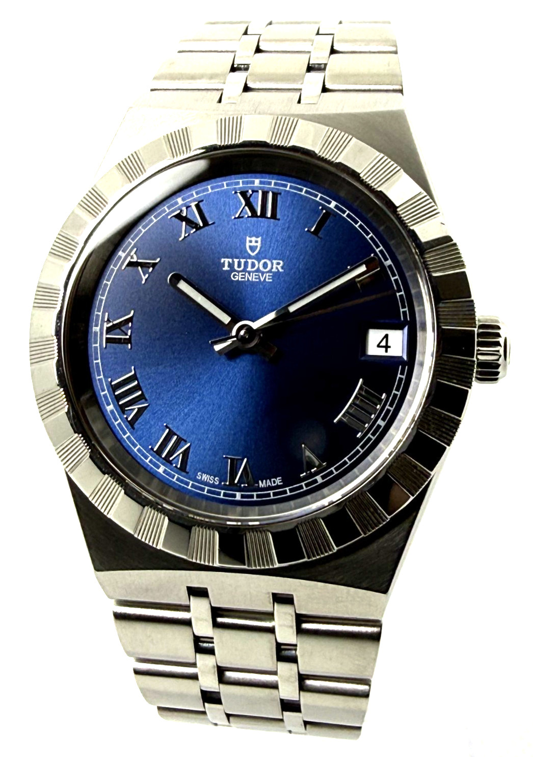 TUDOR Royal Date 28400 Blue Dial Automatic Men’s Watch 34mm Swiss Made