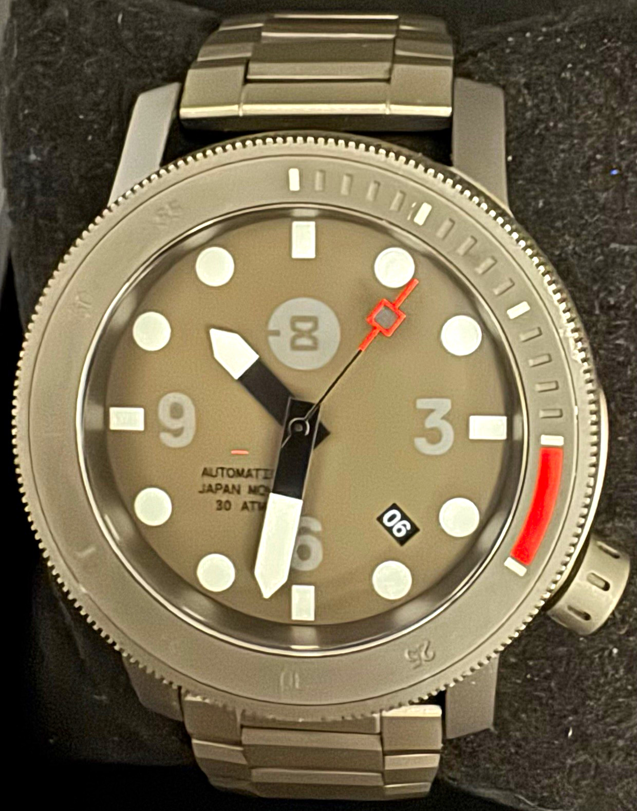 Minus-8 Diver 2.0 Titanium Automatic Gray Dial Gray Bracelet 47mm