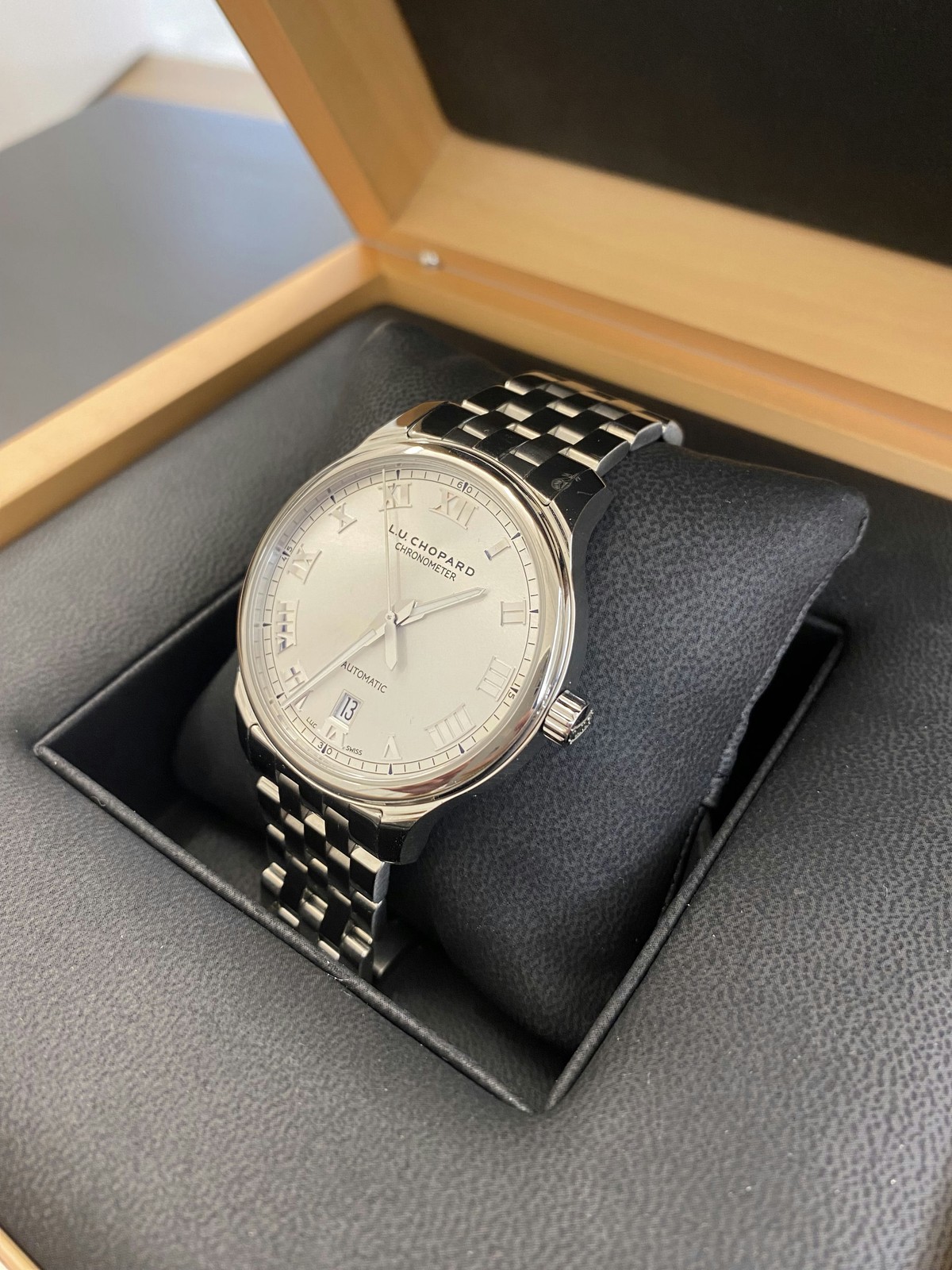 Chopard L.U.C Silver Men’s Watch – 158558-3001 BNIB 2026