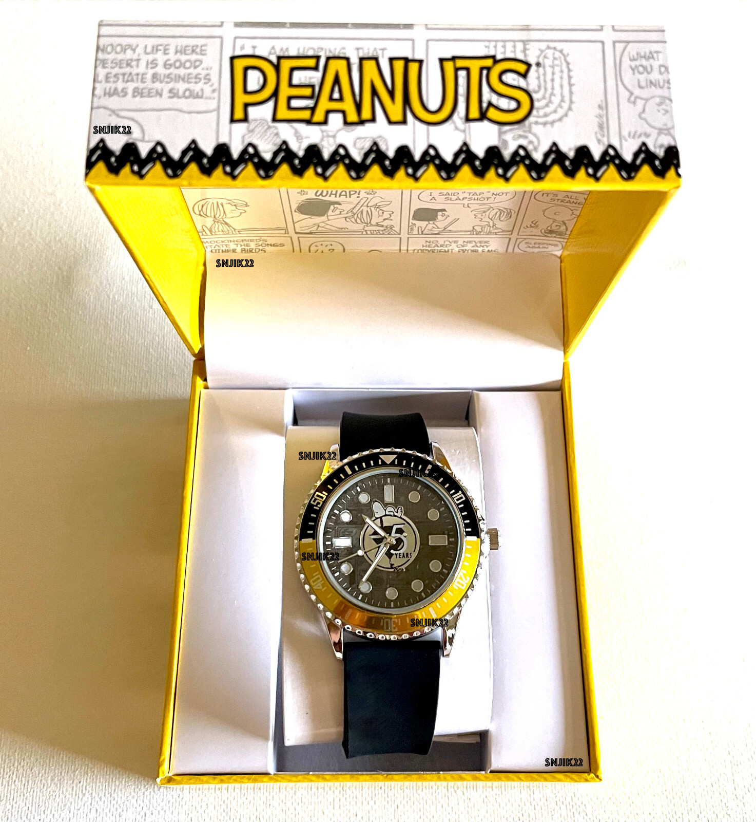 PEANUTS ft. Snoopy – 75th Anniversary Accutime Special Edition Watch (NEW W/BOX)