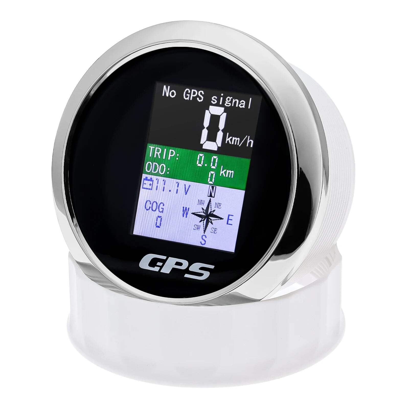 85mm Digital GPS Speedometer Odometer with GPS Antenna TFT Screen Waterproof Vol