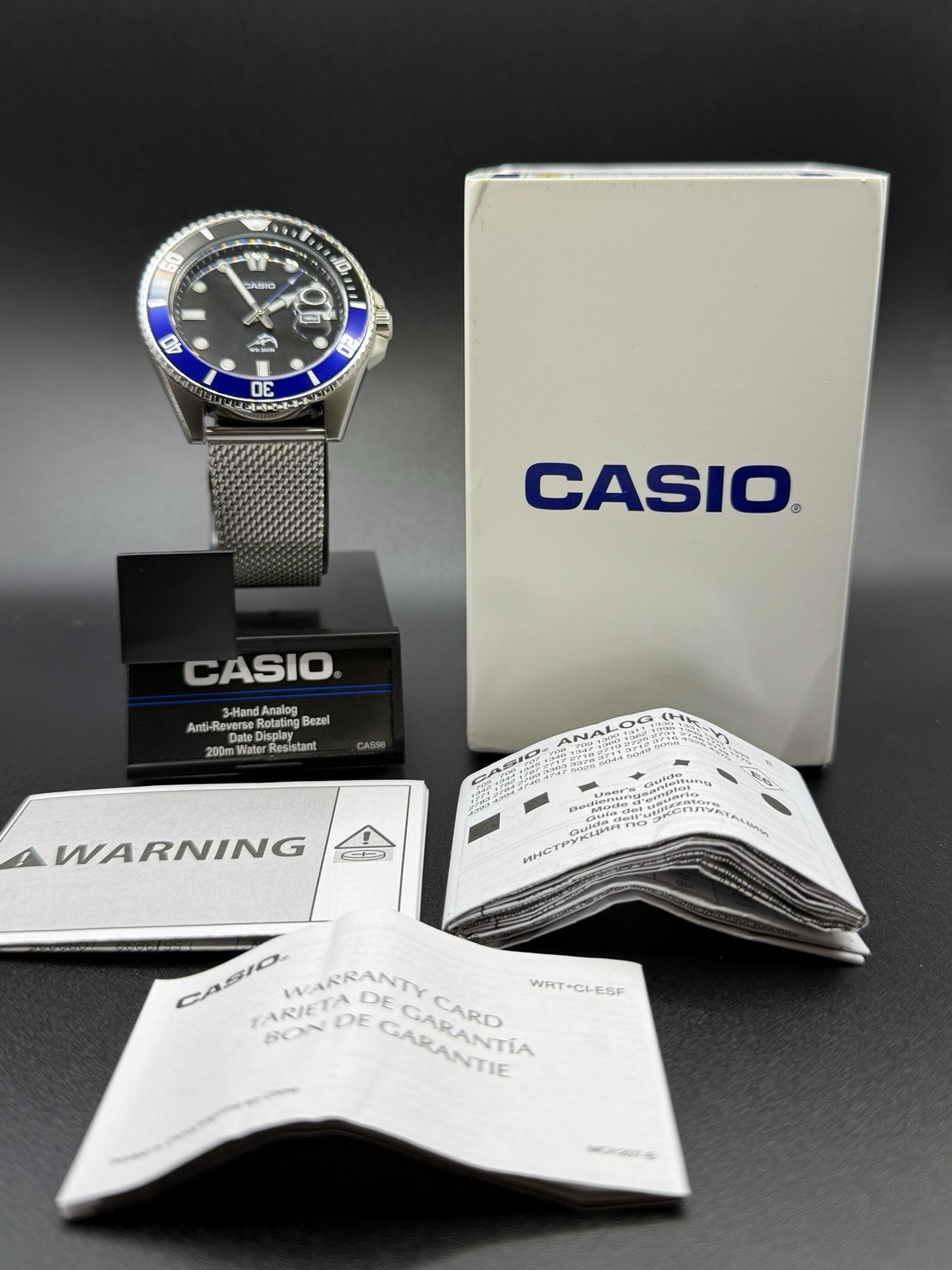 Casio Duro Batman – Custom Mod | Cyclops Mineral Crystal | Milanese