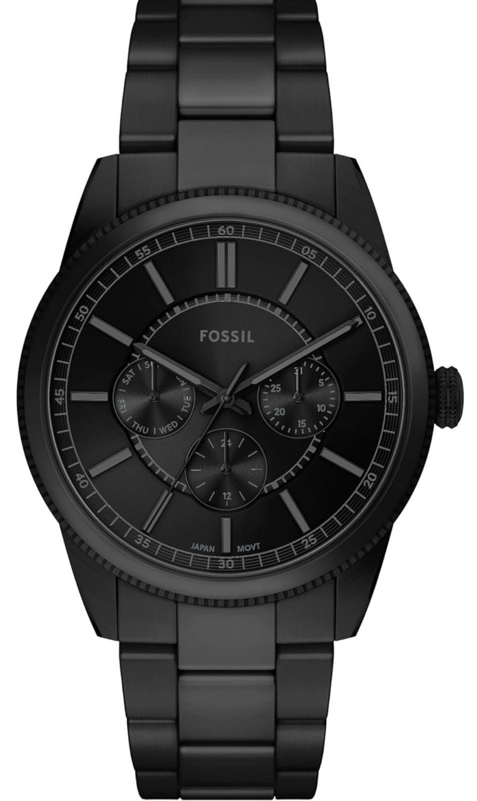 Fossil Men’s Watch, Stainless Steel, NEW Without Box, Black