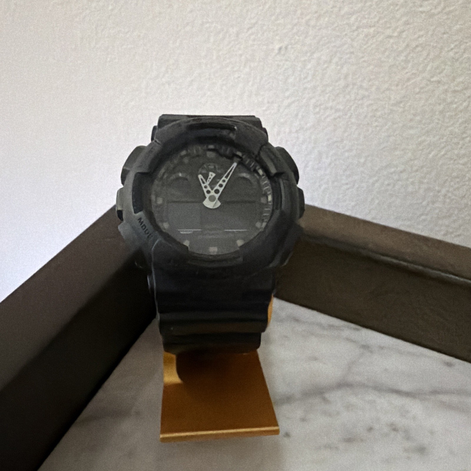 Casio G-Shock GA 100MB Black Analog-Digital Watch, Pre-owned and Needs Battery