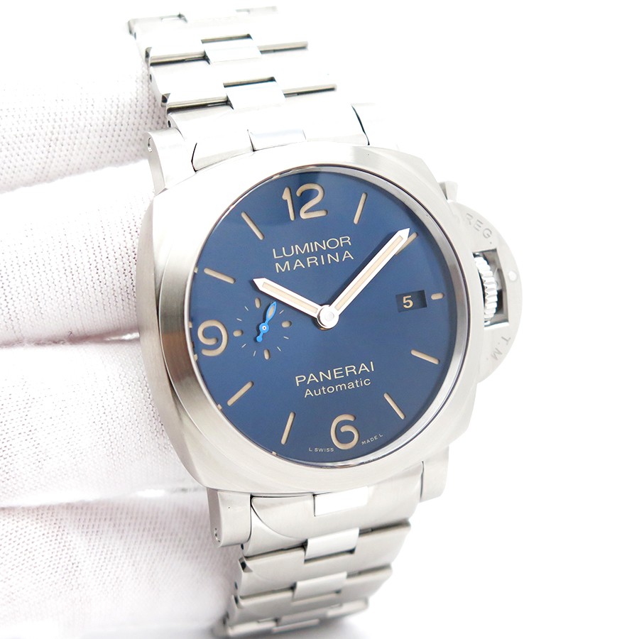 Panerai PAM 1058 Luminor Marina 1950 44mm with Blue Dial
