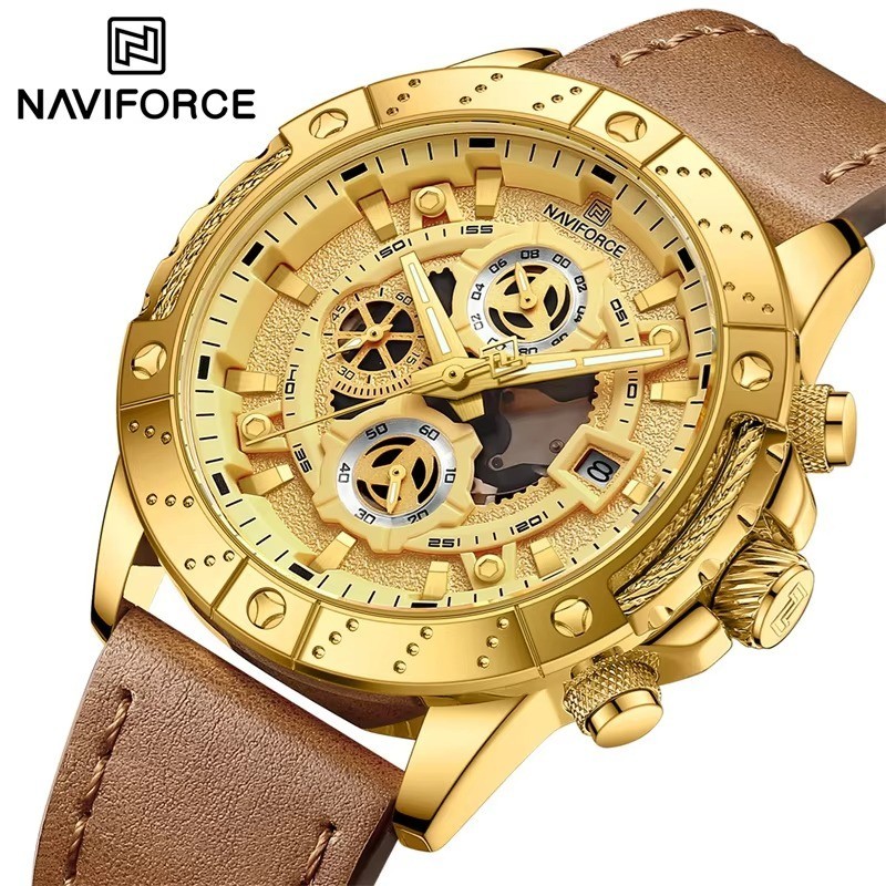RICECGO Men’s Business Quartz Watch Numberless Dial Stainless Steel Bracelet Cal