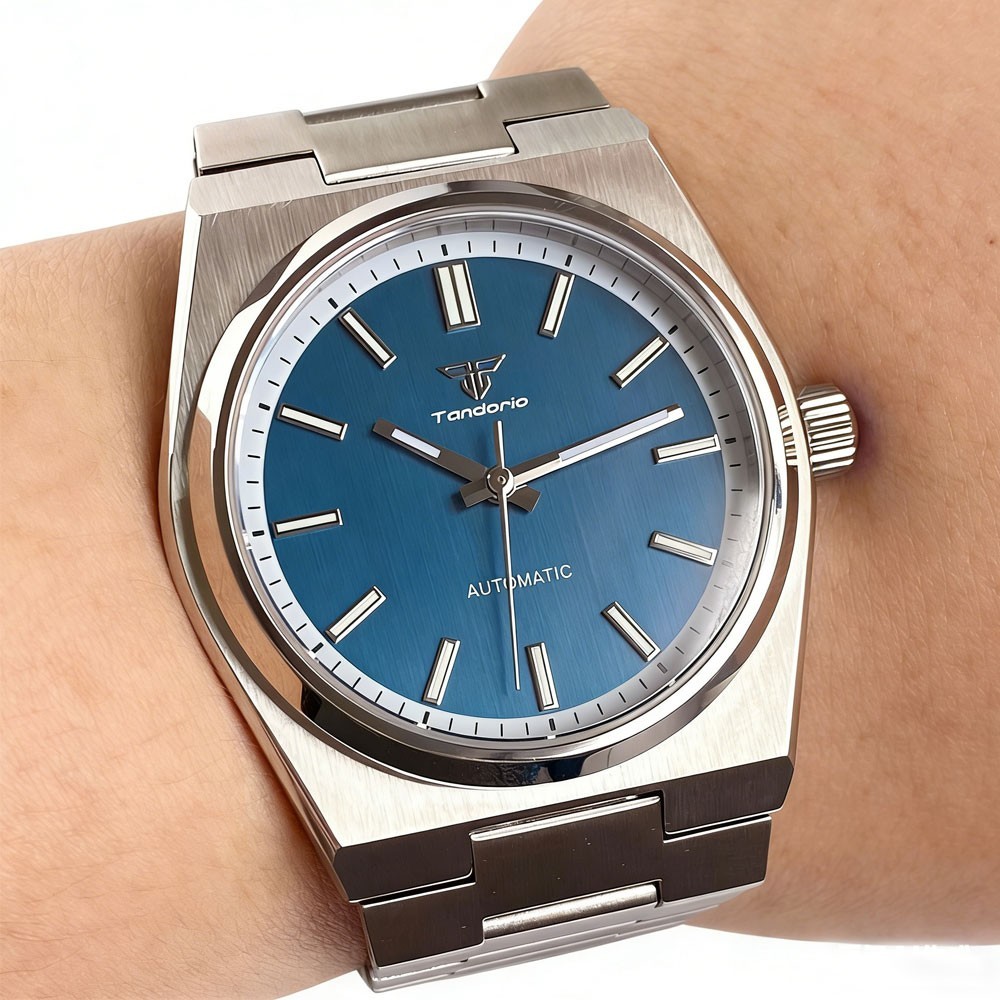 Tandorio 40mm Prx Style Automatic NH35 Men Watch Sapphire Black/Blue/Green Dial
