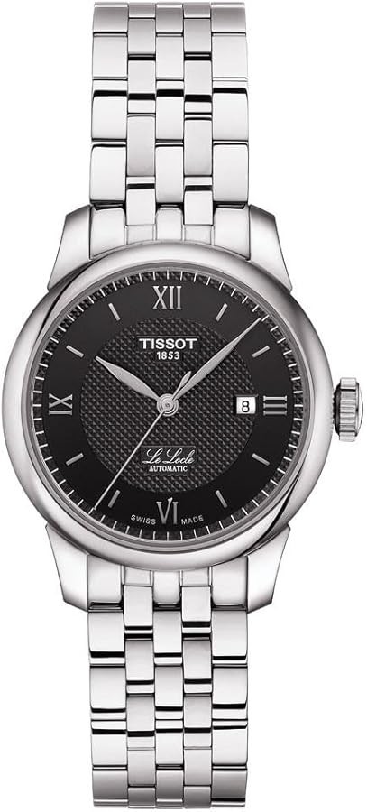 Tissot Ladies Le Locle Automatic Black Dial Watch – T0062071105800 NEW