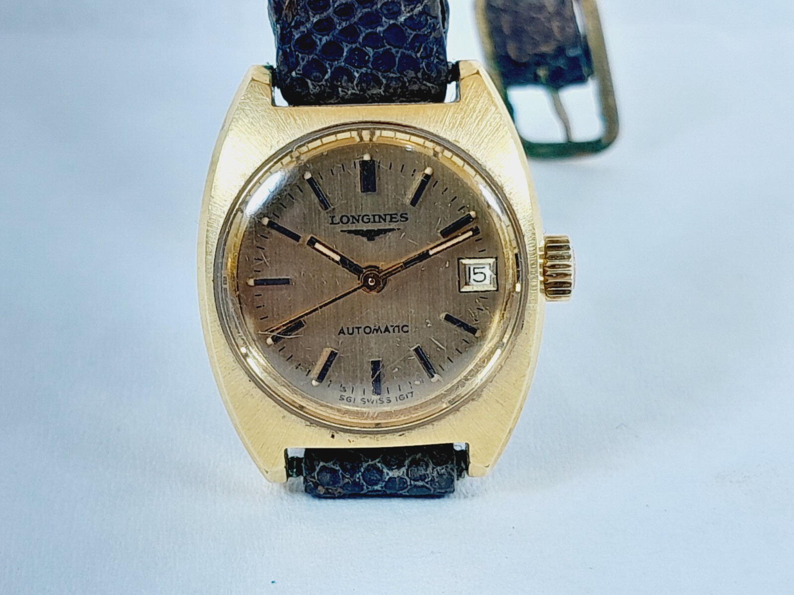 RARE VINTAGE LONGINES AUTOMATIC WATCH WOMEN’S GOLD PLATED 561-1617
