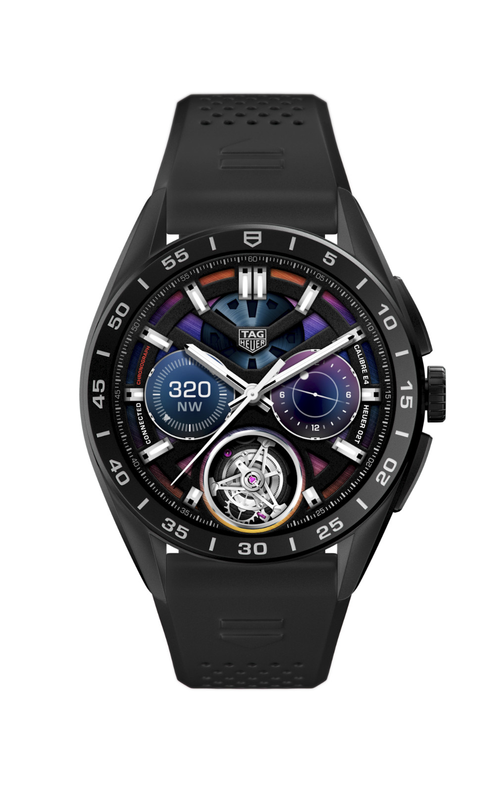 TAG Heuer Connected Calibre E4 – 45 mm Titanium Mens Watch – SBR8A80.BT6261
