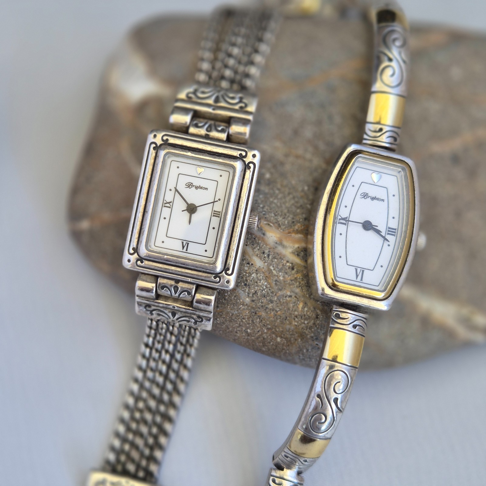 Two 7″ Brighton Analog watches decent condition