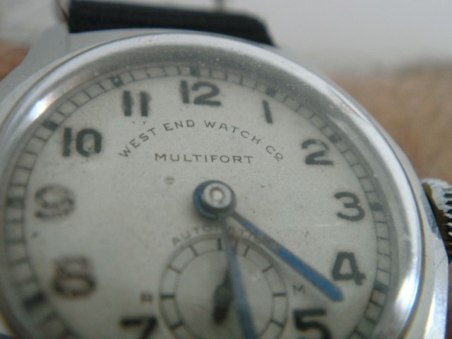Borgel Taubert mans Mido Multifort West End Watch Co bumper vintage 17 jwl watch