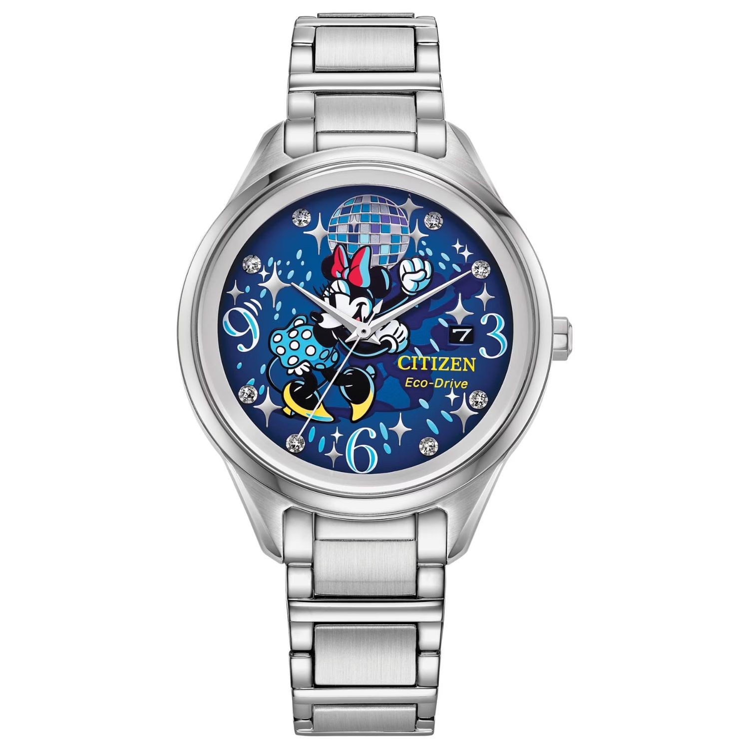 Citizen Women’s Dancing Mini Blue Dial Watch – FE6106-52W