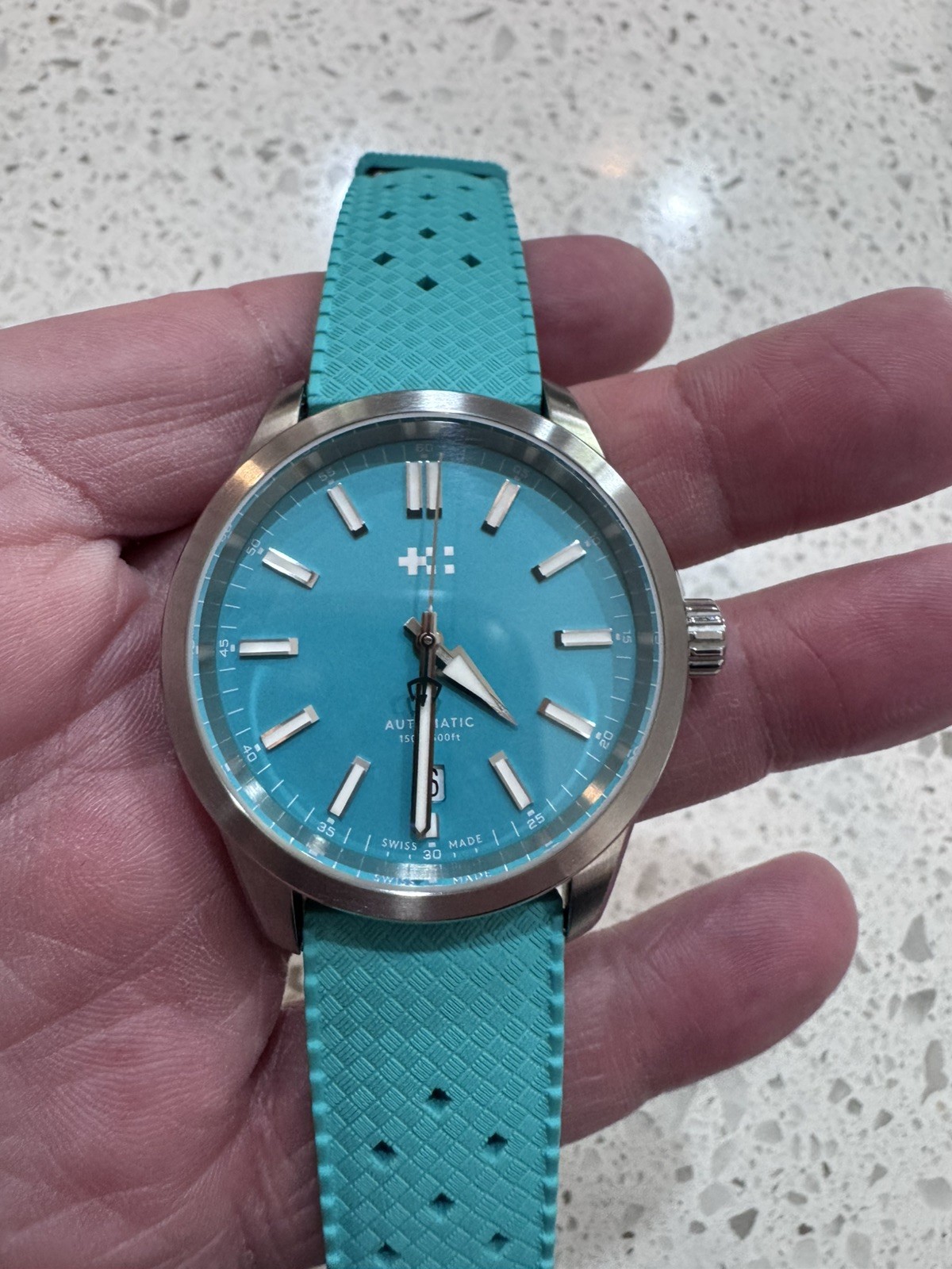 Christopher Ward C63 Sealander Lucerne Blue LE Auto 39mm B/P Warranty 2 Straps