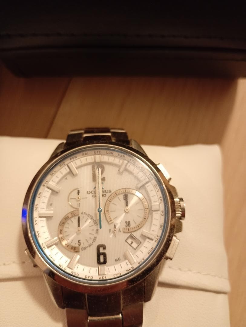 Casio OCW-T2000-7AJF Oceanus Watch Titanium 43mm White Japan Wristwatch JP