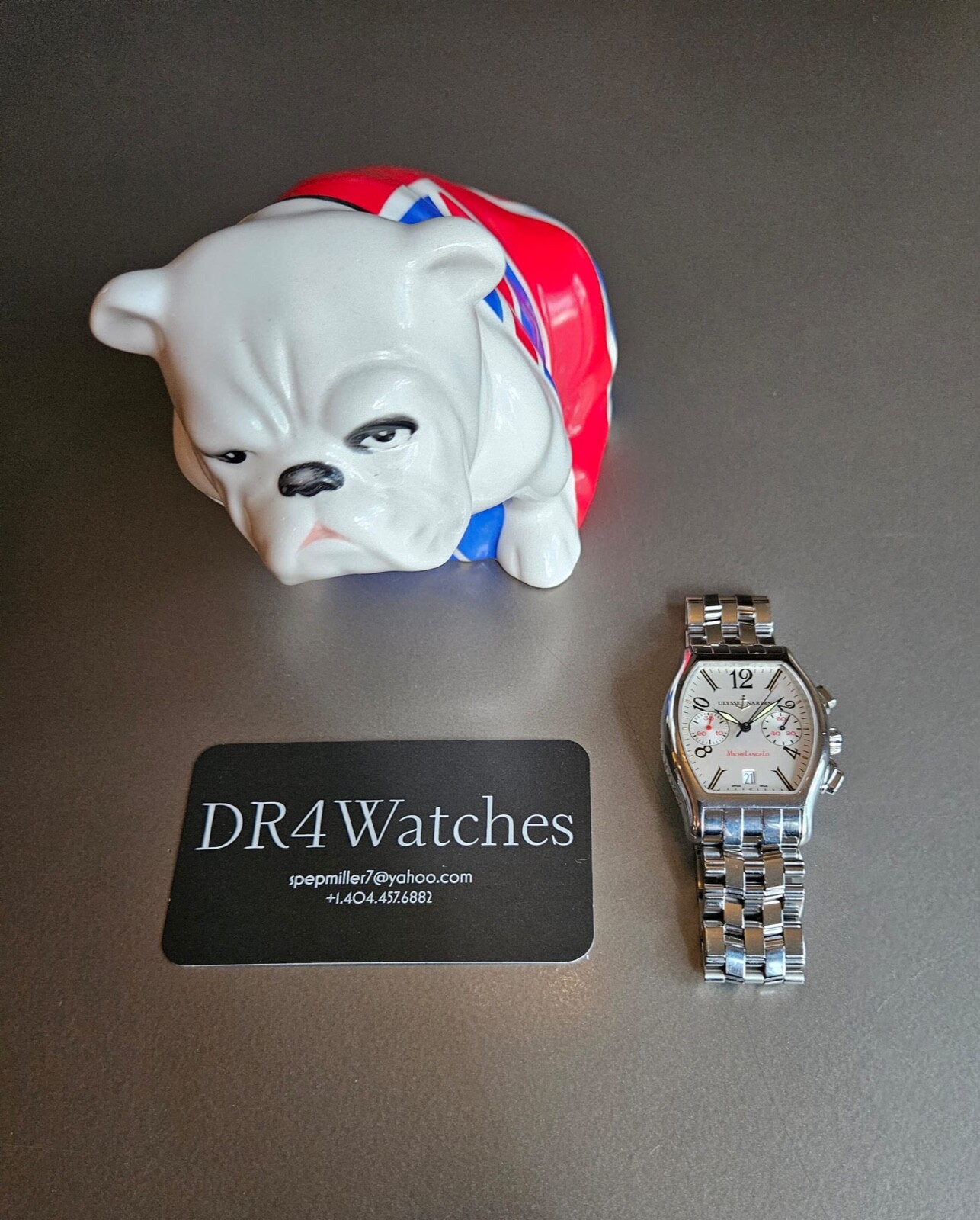 Ulysee Nardin Michelangelo Chronograph on Bracelet; Versatile + Gorgeous + Rare!