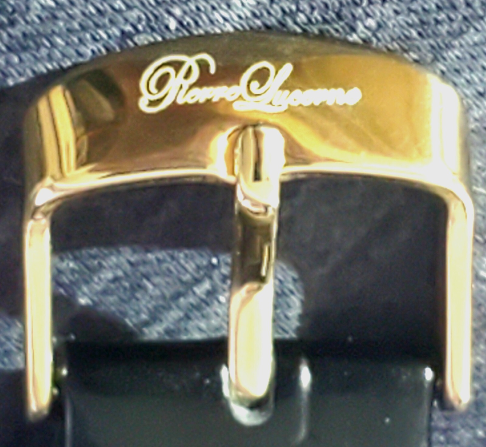 Authentic Pierre Lucerne Slim Quartz Mens BLK Tank Dress Watch