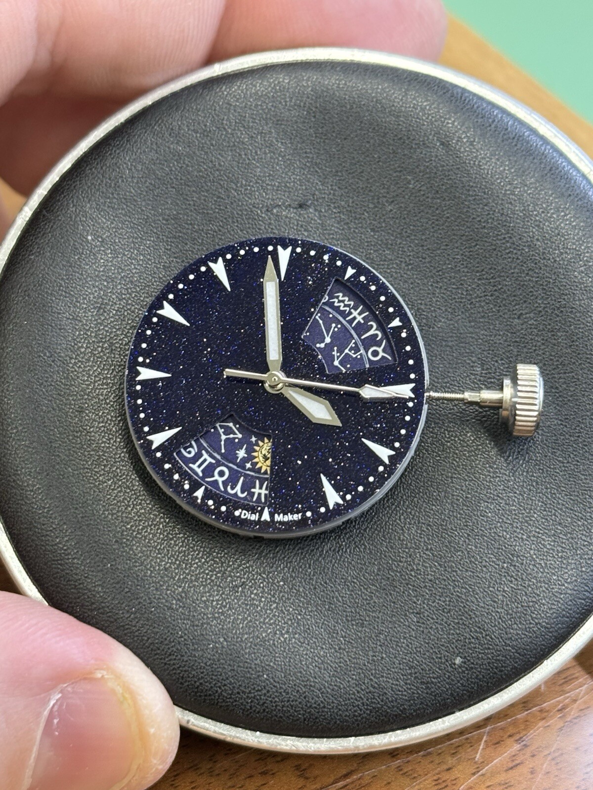 Automatic Wristwatch With Constellations And Zodiac Signs