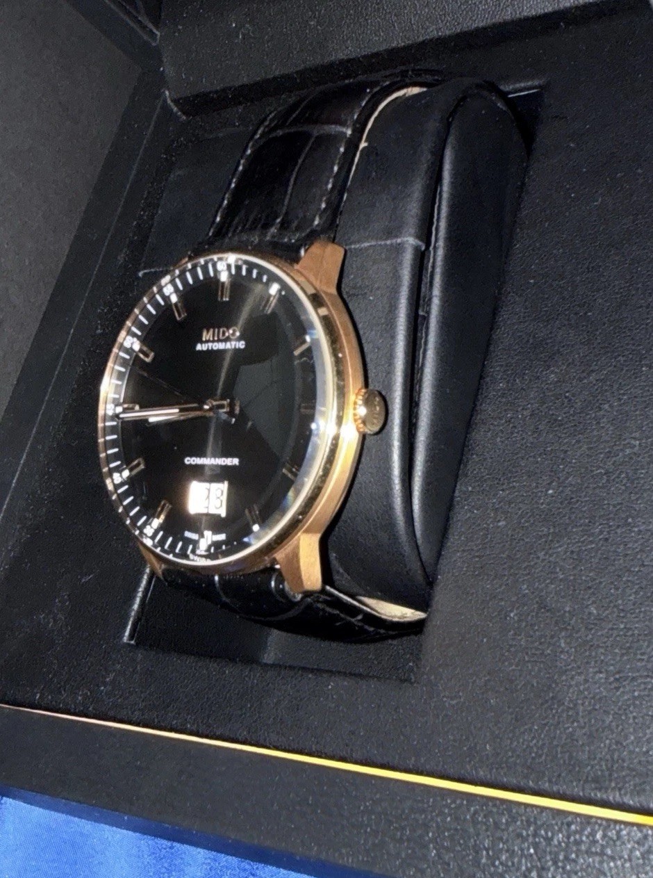 MIDO Commander Big Date Automatic Men’s Watch Caliber 80 Black Dial Full Set