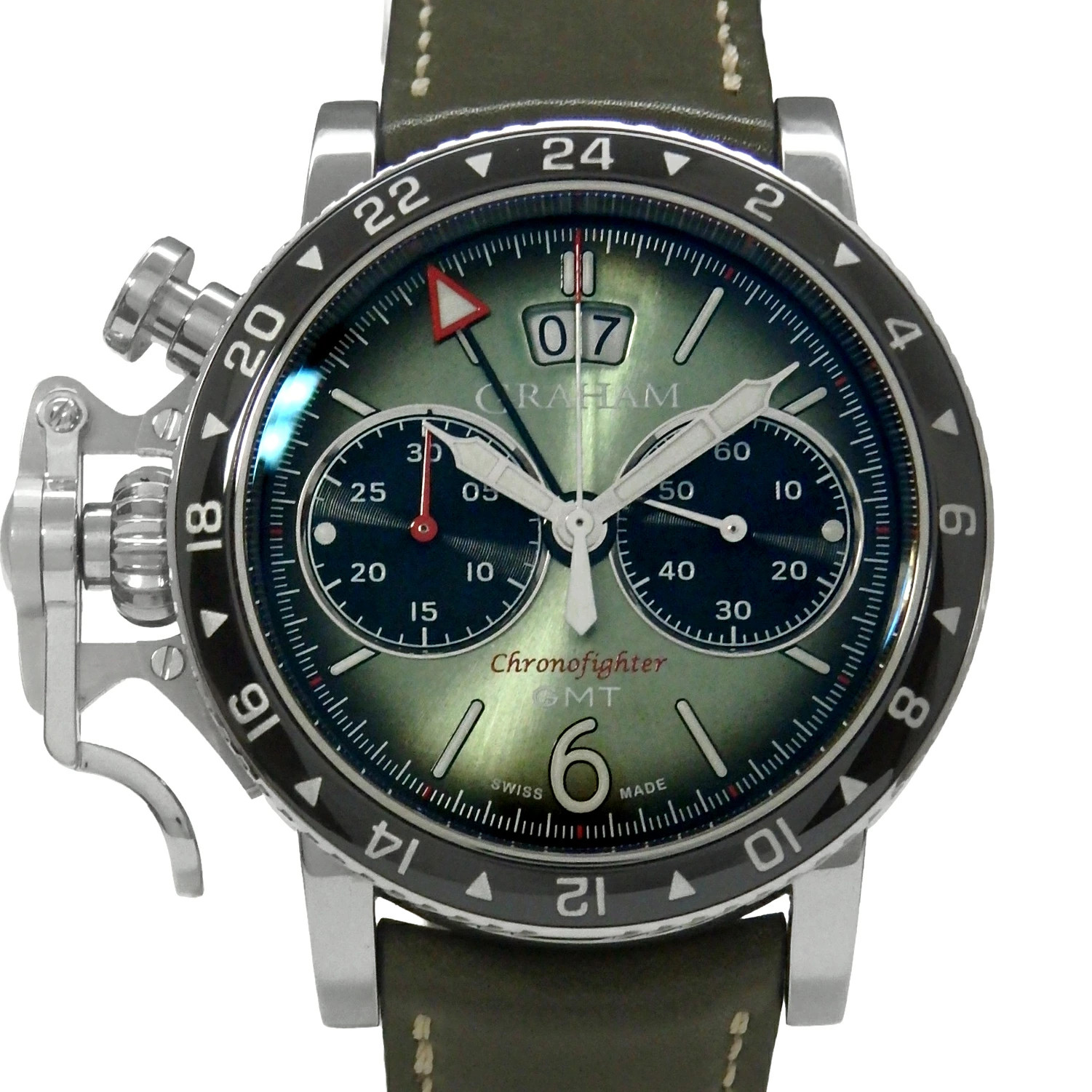 Graham Chronofighter 2CVBC.G01A Stainless Steel 44mm Automatic Men’s #DKW200