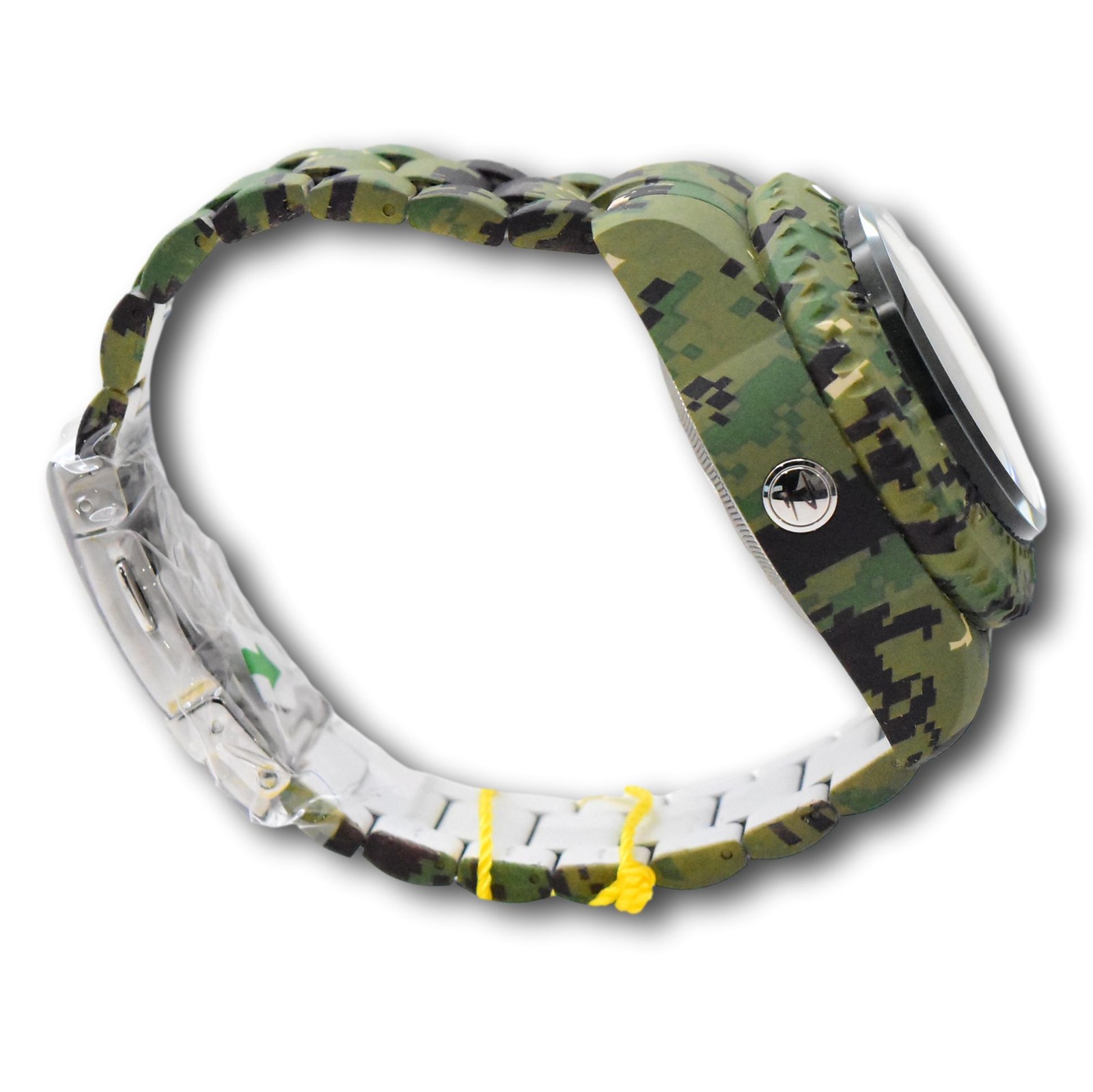 Invicta Hydromax Dark Green Camo Hydroplated Men’s 52mm Swiss Quartz Watch 45939