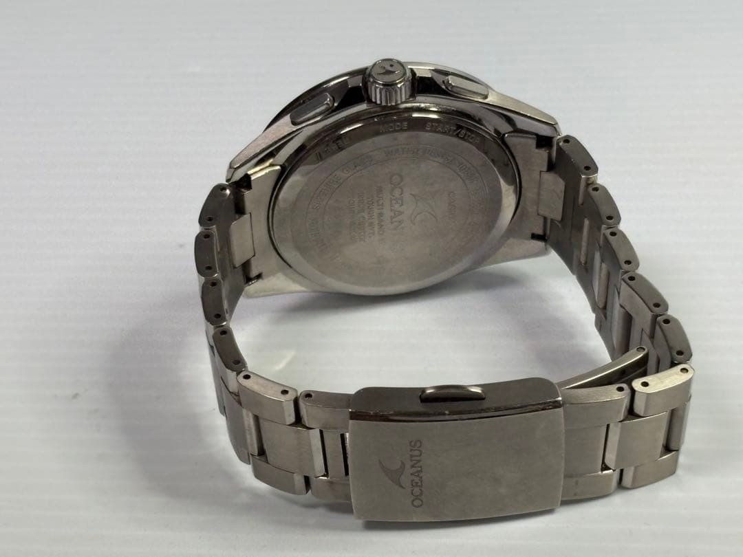 Casio Oceanus OCW-T2600-1AJF Titanium Silver Solar Radio Wrist Watch
