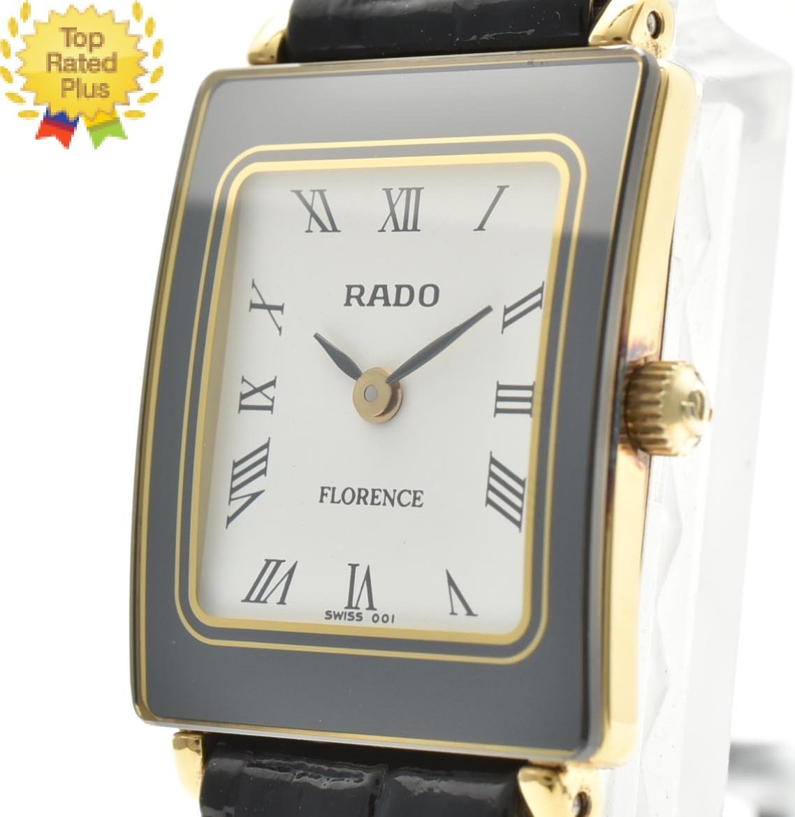 *NEAR MINT* RADO Florence 153.3606.2 18mm White Dial Quartz Woman’s Watch JAPAN