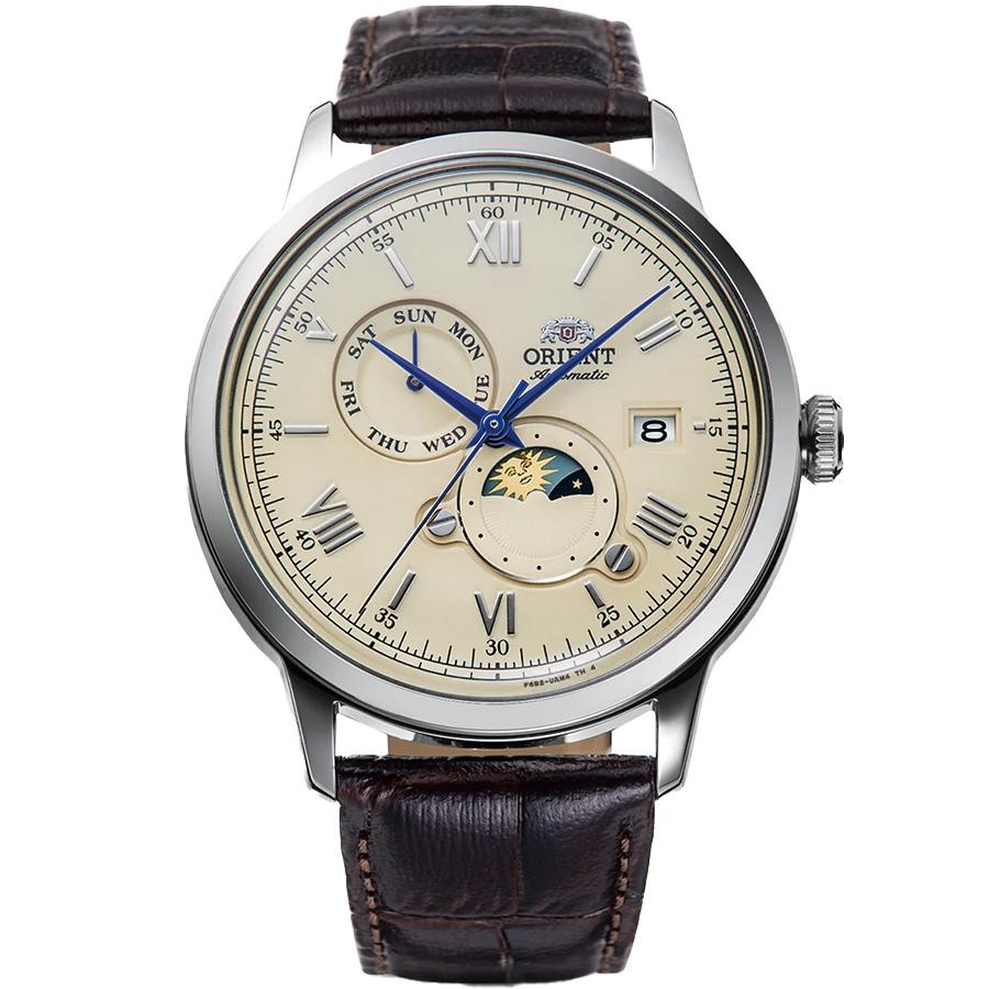 Orient Orient Bambino SUN & MOON RN-AK0803Y Automatic Men’s Watch New Box in 43