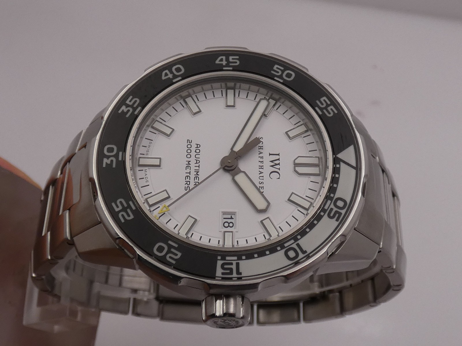 IWC AQUATIMER AUTOMATIC 2000m IW3568 WITH PAPERS YEAR 2019 STEEL MEN’S WATCH