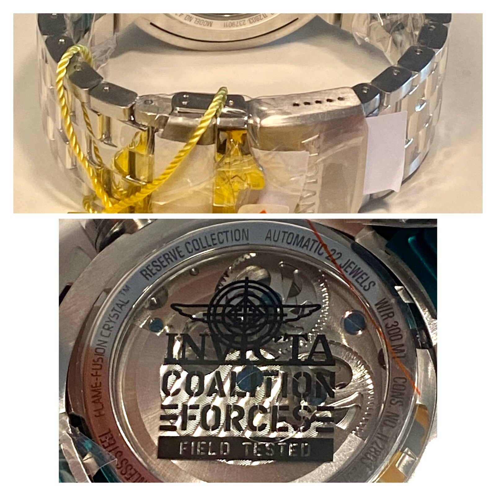 X-WING Auto | Green & Silvertn Bracelet | Day/Night, DUAL TIME | Invicta Watch