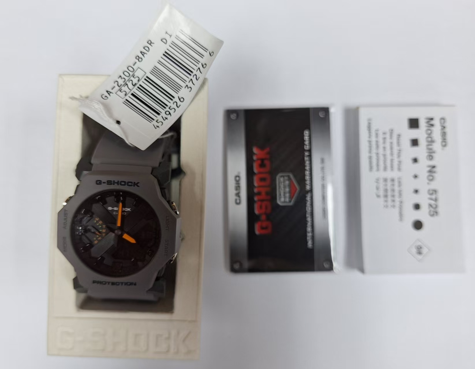 Casio G-SHOCK GA-2300-8A Analog Digital Men’s Watch Limited Gray GA23008A
