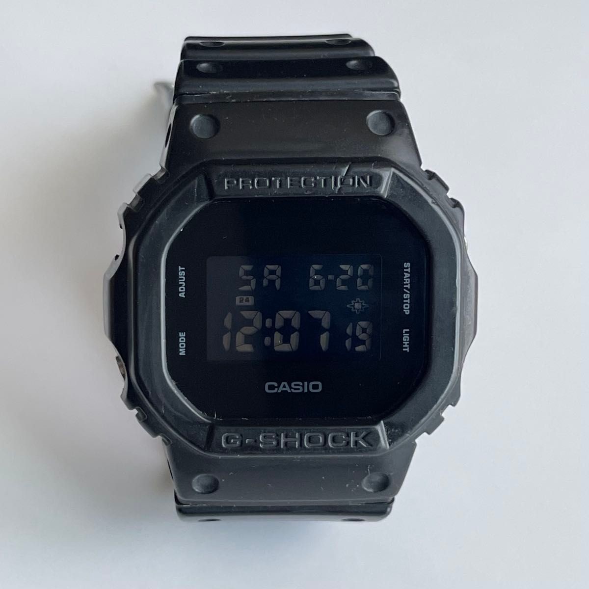 CASIO G SHOCK DW 5600BB 1JF All Black Digital Wristwatch