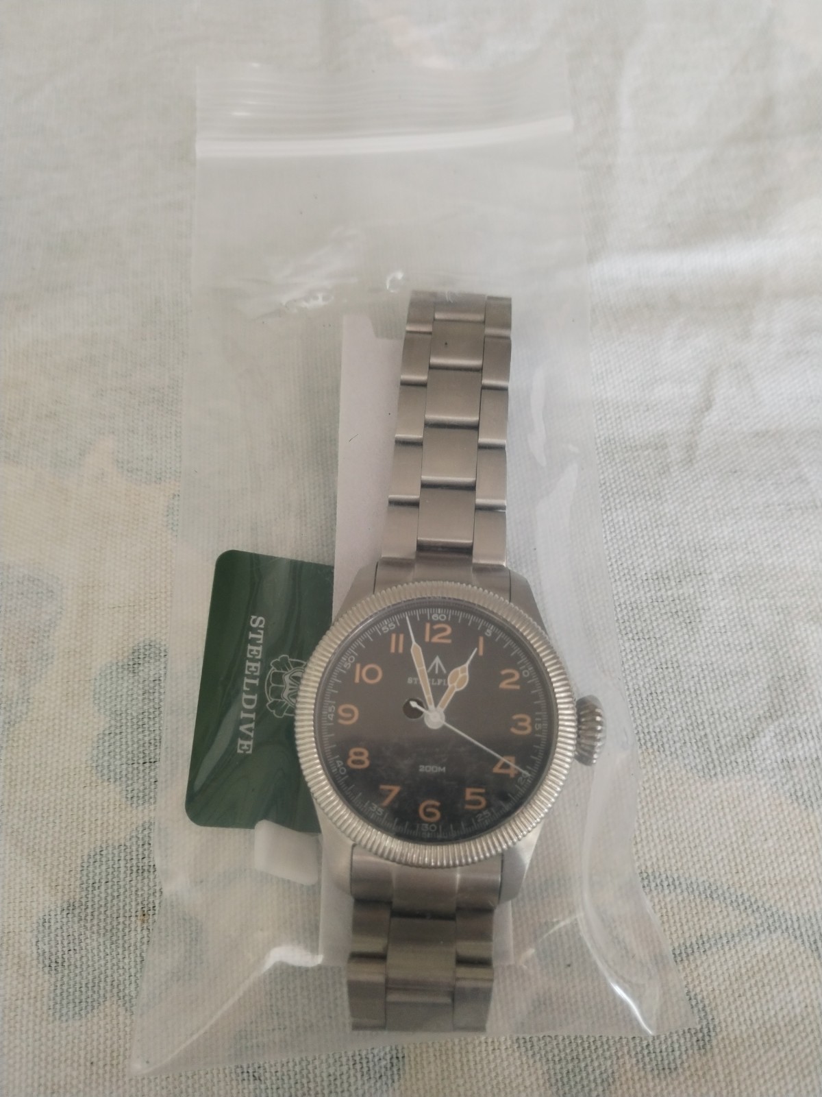 Steeldive – Steelflier Quartz Pilot Watch With Sapphire Crystal.