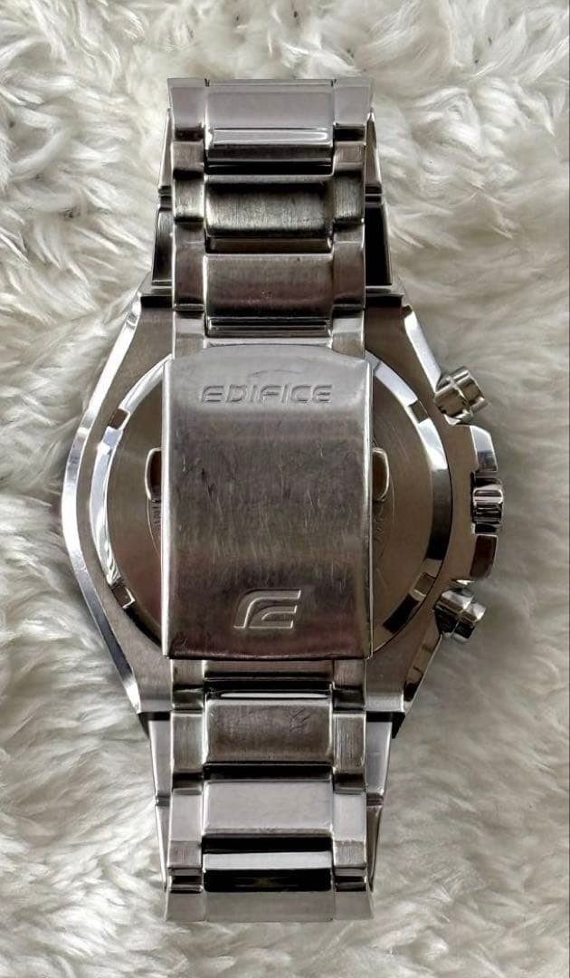 Casio Edifice EFR-541SBDB-1AJF Solar Chronograph Black Mens Watch Japan