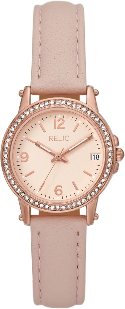 Relic by Fossil Women’s Matilda Three-Hand Date Rose Gold ZR34647