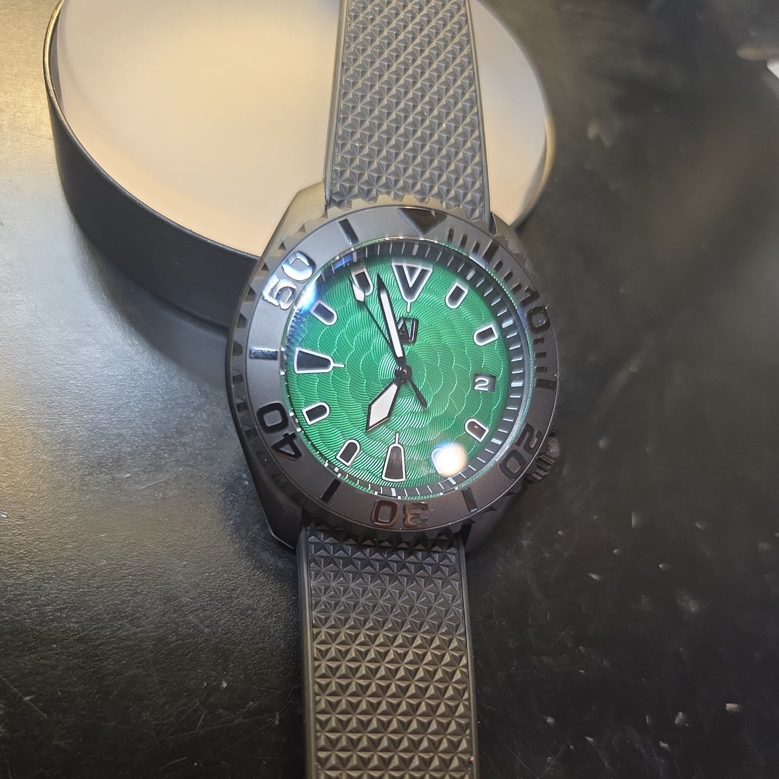 Custom built “Kaiju,” 42mm NH35Automatic watch with Sapphire Crystal