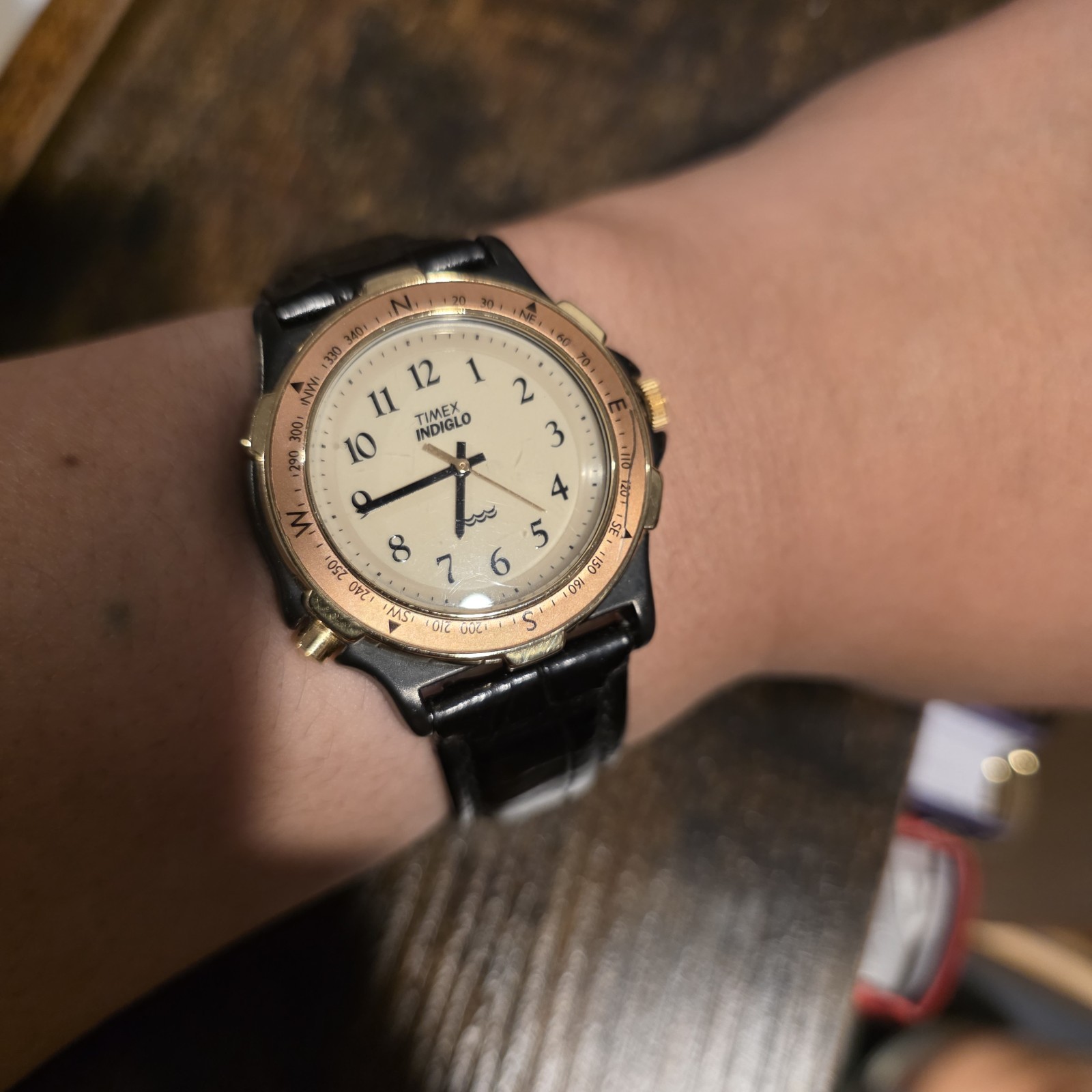 1994 Timex Indiglo Compass Bezel
