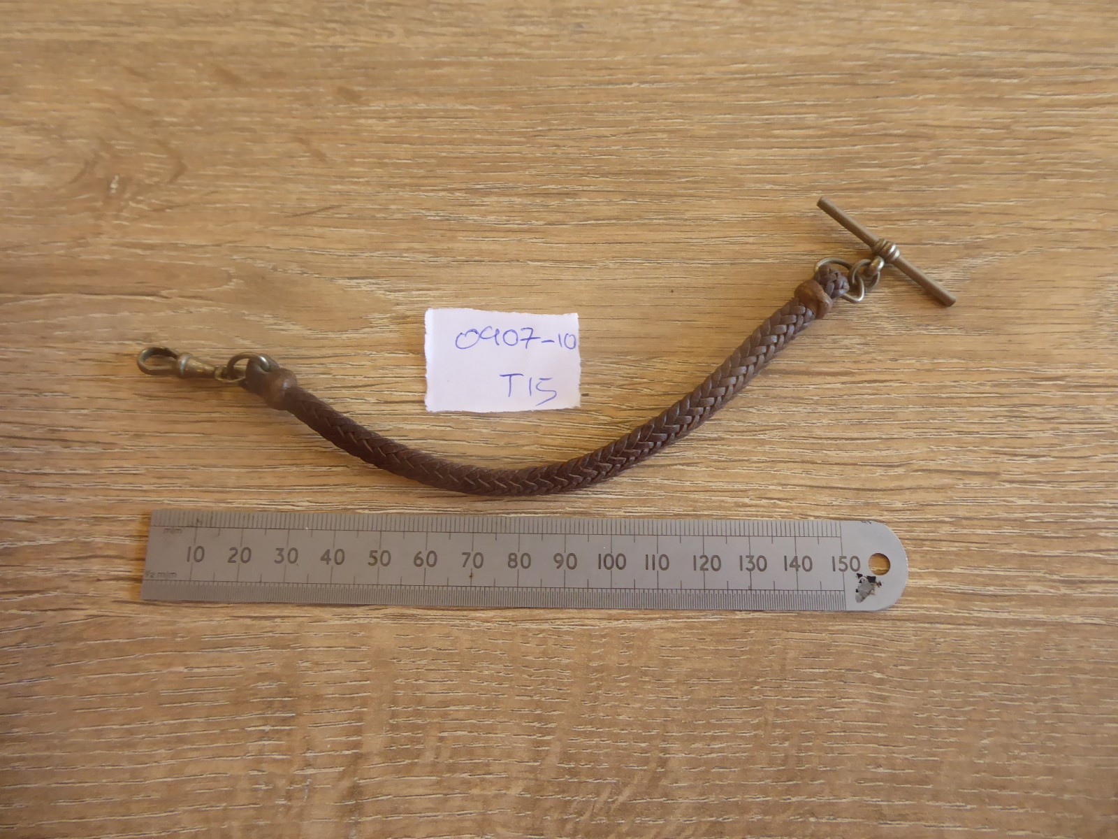 VINTAGE GENTS MILITARY STYLE WW 1 LEATHER SINGLE ALBERT