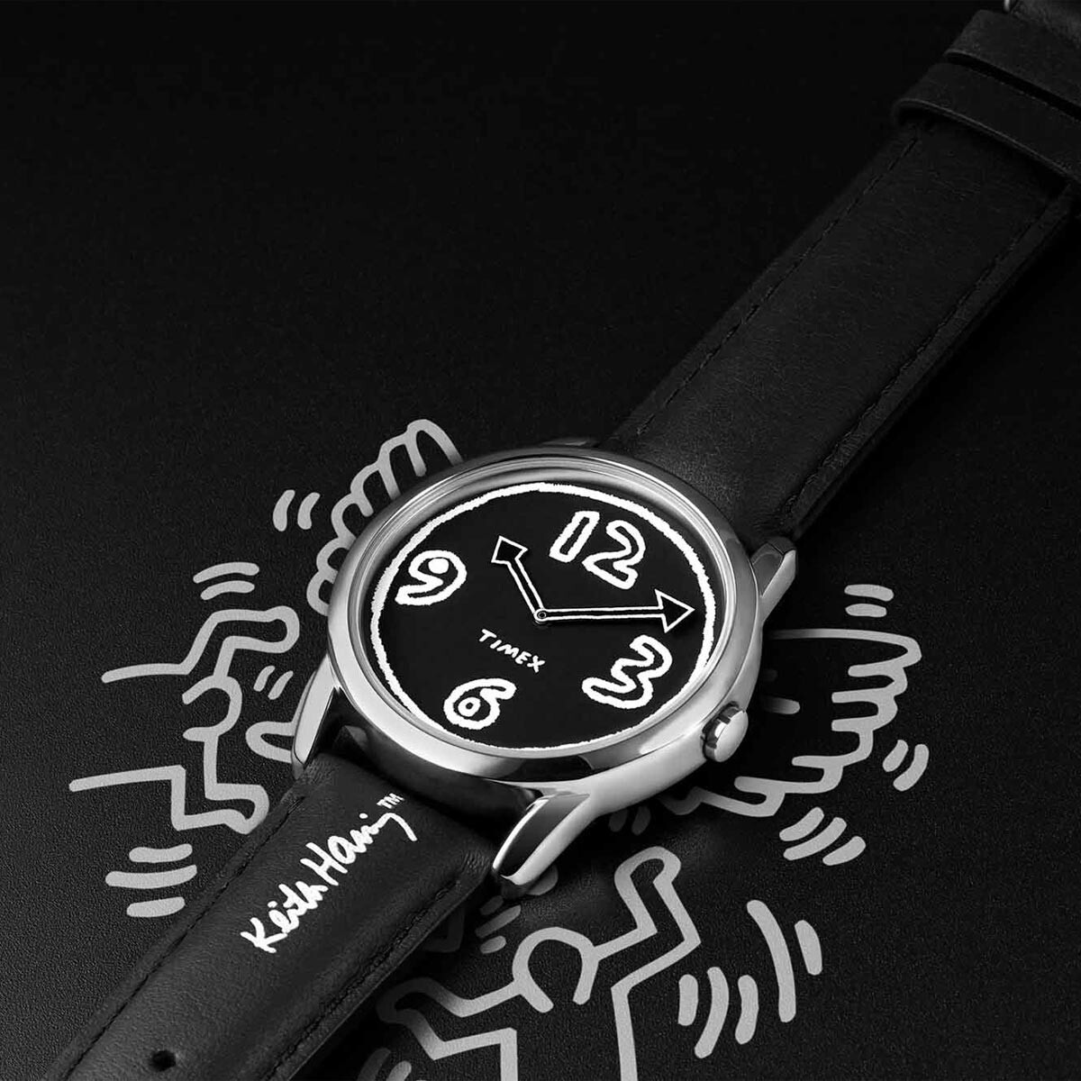 Timex Easy Reader Keith Haring Designer Art Limited Edition 38mm Watch TW2W25400