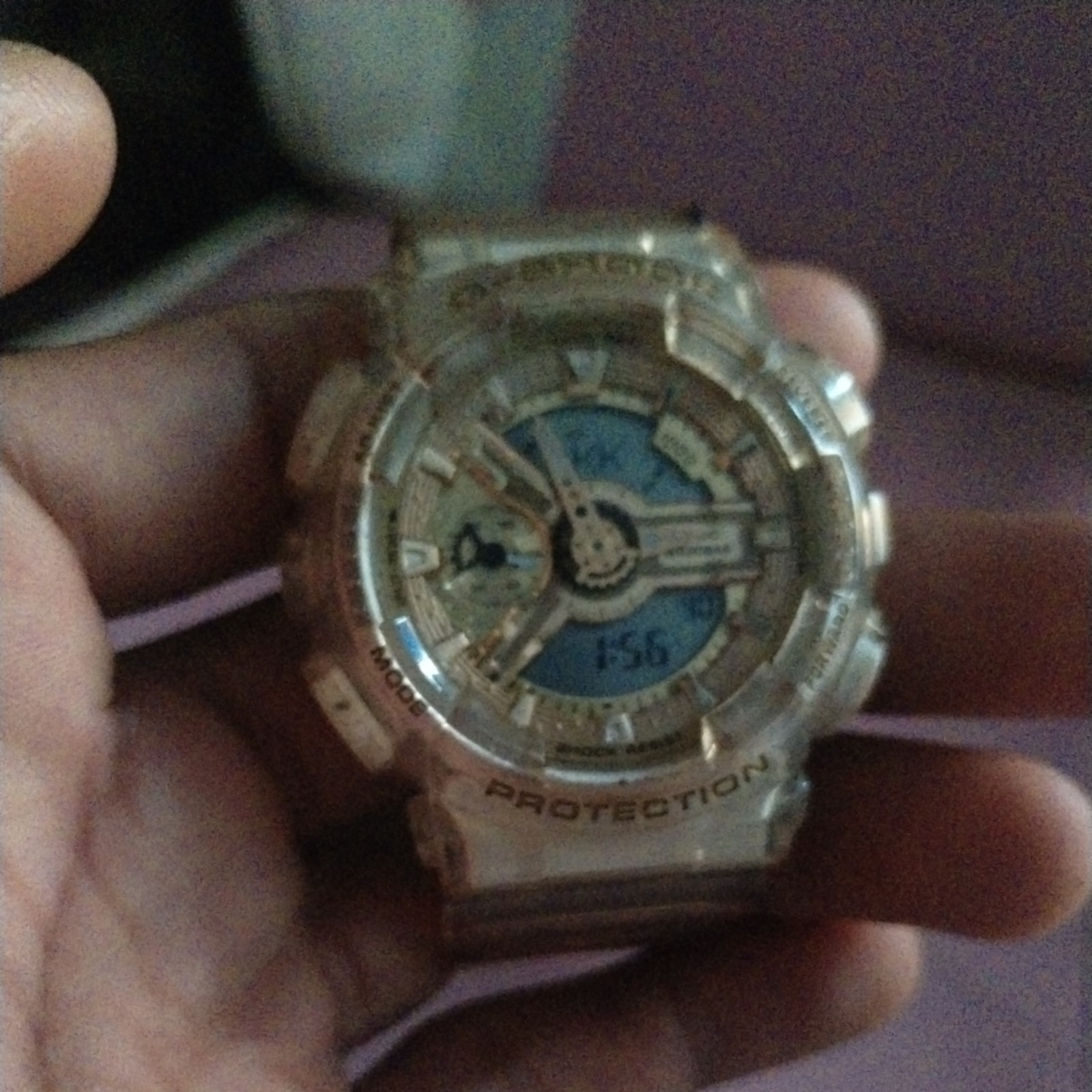 Casio G-Shock GM-110 Steel Case with Black Polymer Band Men’s Wristwatch