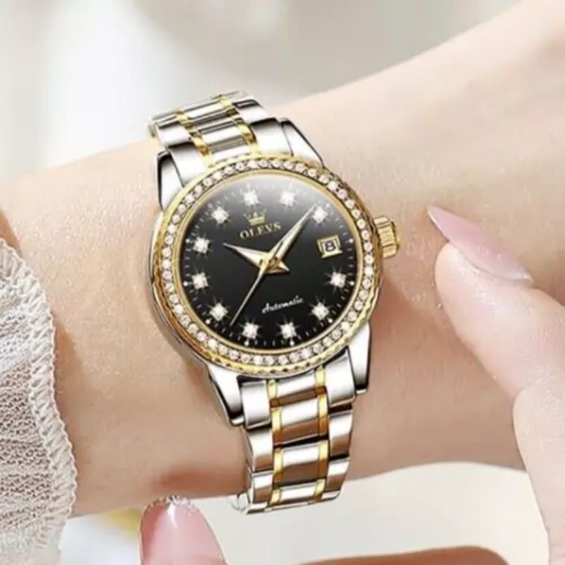 OLEVS Women’s Automatic Mechanical Luminous Waterproof Watch for Ladies