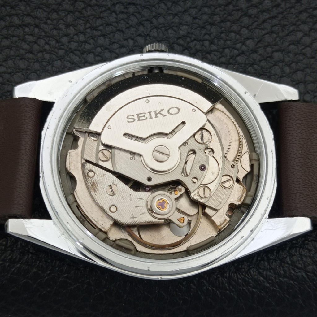 REFURBISHED SEIKO 5 AUTOMATIC 6309A JAPAN MENS VINTAGE SILVER WATCH a442821-1