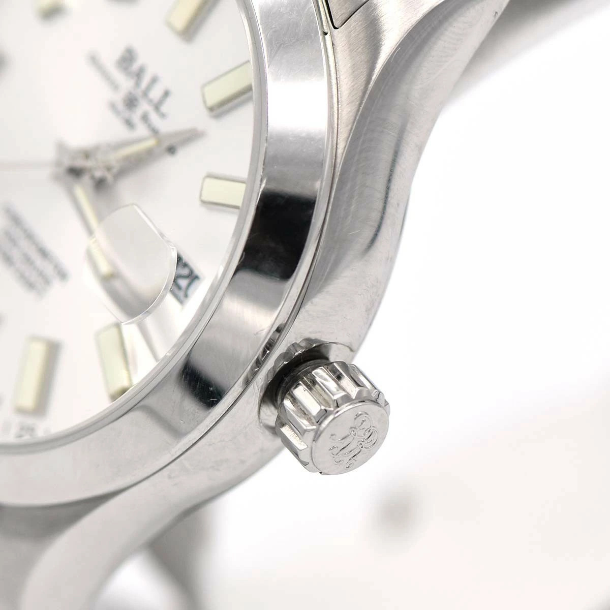 Ball Marvelite Date Nm9026C Automatic SS White Dial 40mm Rank AB+