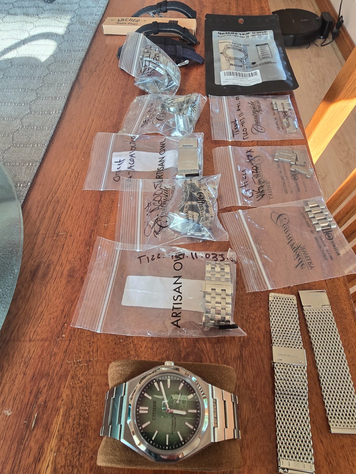 watch and straps