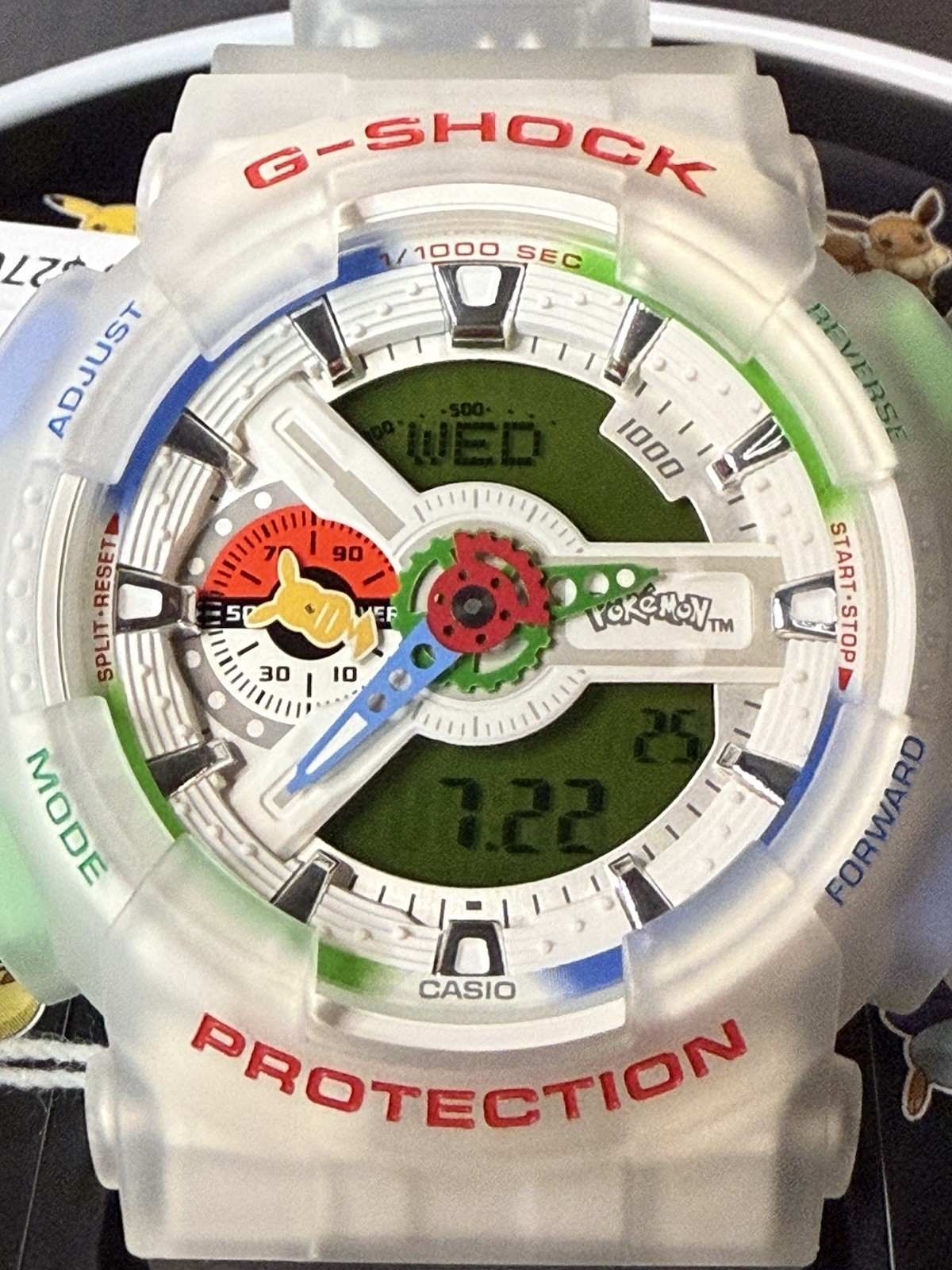 -NEW & IN HAND- ⌚ Casio G-Shock X Pokémon Watch GA110PKM-7A
