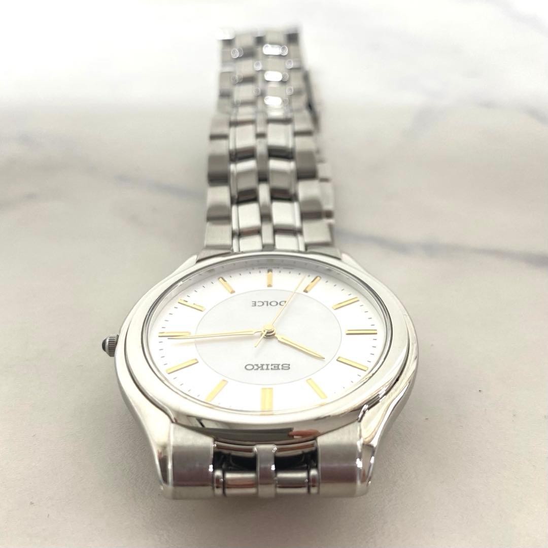 SEIKO Dolce 8J41-6380 Shell Dial Quartz 33mm Wrist 19.5cm 7.7in Excellent
