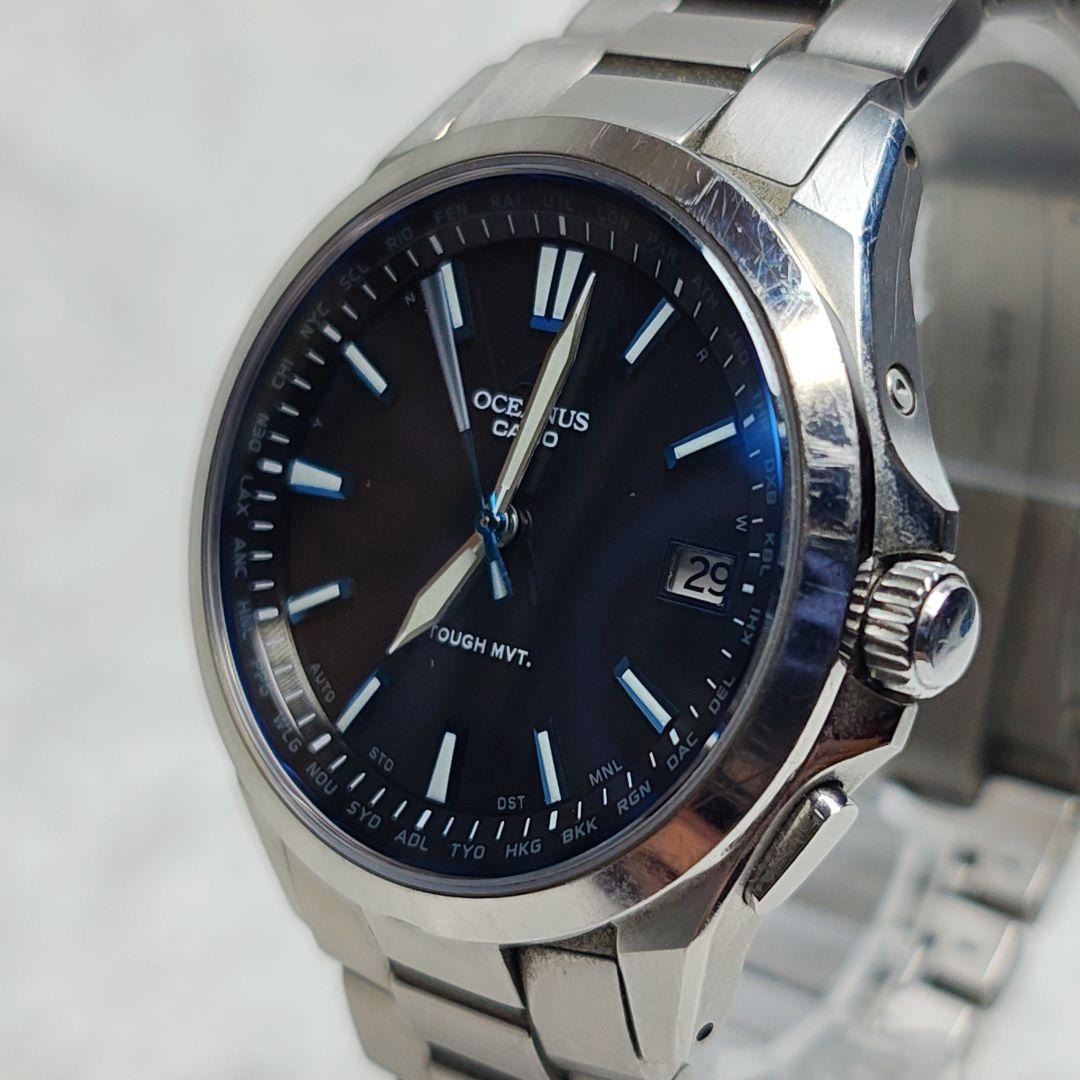 CASIO OCEANUS OCW-S100-1AJF Titanium Solar Radio Watch Sapphire